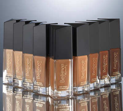 Discontinued Believe Beauty Skin Finish Liquid Foundation Makeup Medium Full New