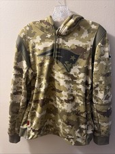 New England Patriots Hoodie Sweatshirt Youth Large Nike Salute to Service NFL