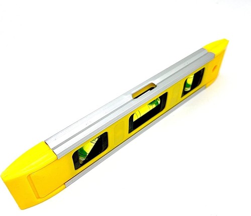 9" Spirit Level Magnetic Unbreakable Torpedo Level 3 Tubes Bubbles Boat Scaffold - 第 3/4 張圖片