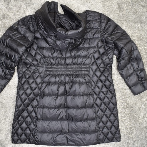 Michael Kors Women Packable Down Fill Quilted Jacket Polyester Black Size 2X - Picture 4 of 8