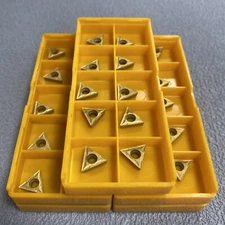 50 pieces/5box TCMT110204 TCMT21.51 735 Carbide Inserts TIN coating Turning Tool