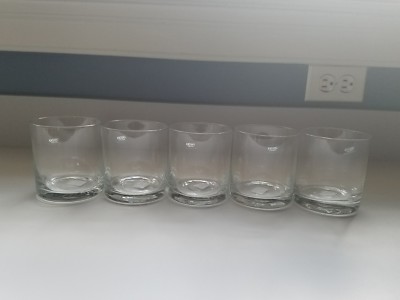 Set of 6~ Crate & Barrel Scout Double Rocks/Old Fashioned 13 oz.~Krosno Poland