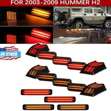 For 2003-2009 Hummer H2 Led Roof Cab Side Marker Lamps Smoked Running Lights Kit For 2003-2009 Hummer H2 Led Roof Cab Side Marker Lamps Smoked Running Lights Kit