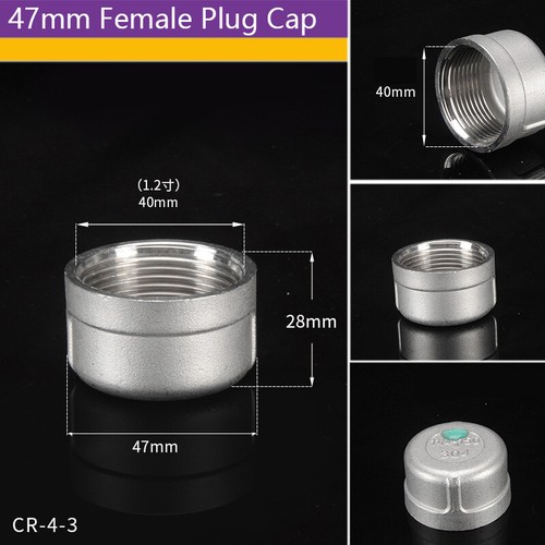 304 Stainless Steel Pipe Fittings Female Plug Cap / Male Plugs Blanking Stop - Picture 23 of 24