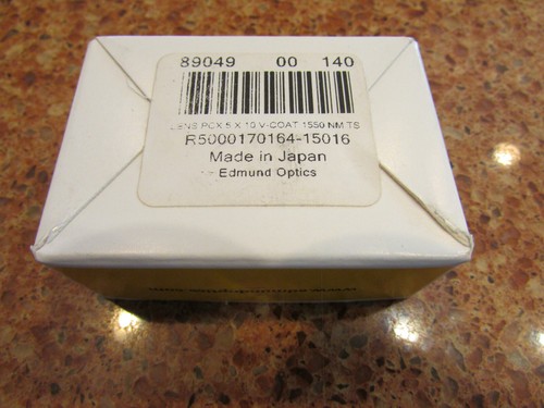 5.0mm Diameter x 10.0mm FL, 1550nm V-Coat, PCX Lens ( Edmund #89-049 ) - Picture 2 of 2