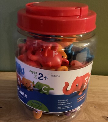 Learning Resources Snap-n-Learn ABC Elephants 26 Pieces