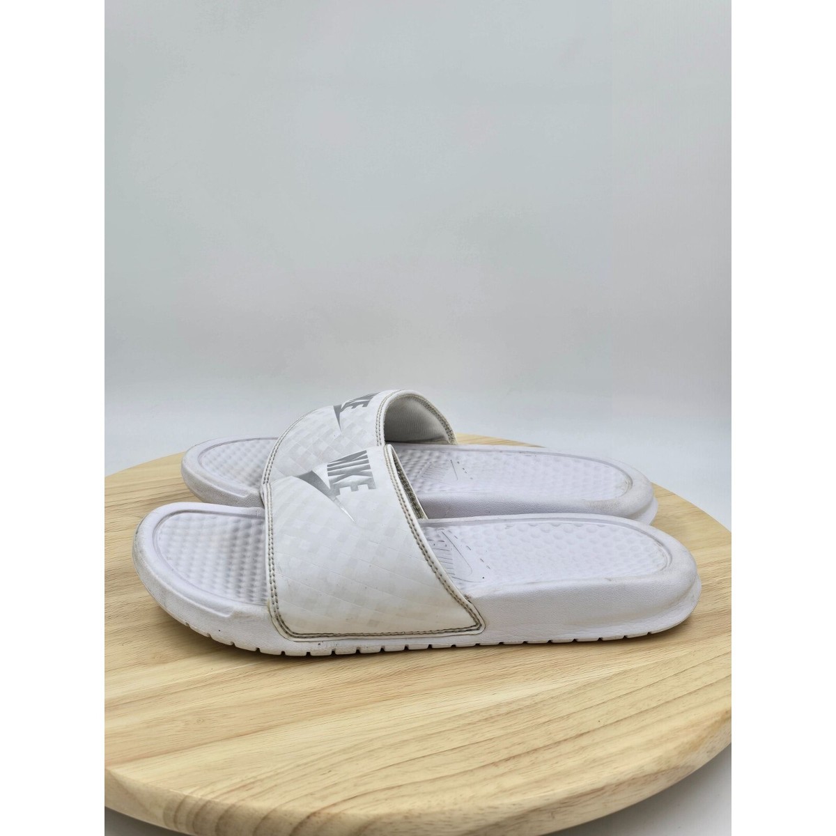 ◆正規品◆NIKE BENASSI JDI SLIDE WHITE◆関税/送料込◆人気◆ 🔥Nike Benassi JDI Slide Sandals White Black Slip On 343880