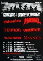 Sounds Of The Underground - Girls Aloud, Tour 2006 | Konzertplakat | Poster