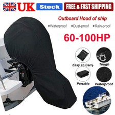 60HP-100HP Full Outboard Boat Motor Engine Cover Dust Rain 420D Waterproof