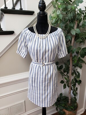 chinese dress ladies O'neill Women's Sanders Mini Dress in White, Size 2XL, Linen/Viscose