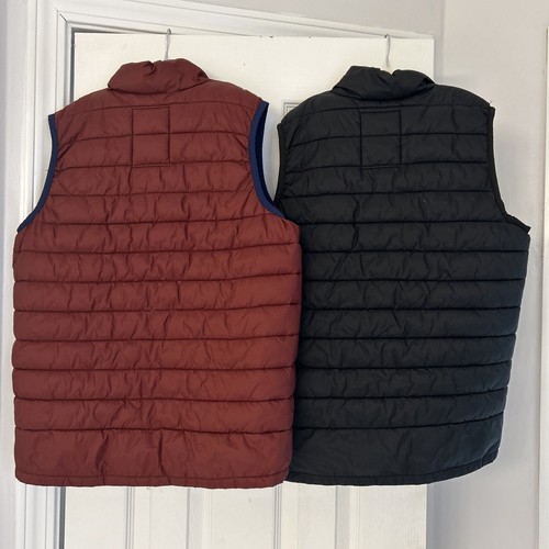 GAP Kids Unisex Boys Girls Black Red Water Resistant Puffer Vest XL 12 Lot Of 2 - Picture 8 of 19
