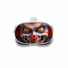 Scary Clown Skin Decal Compatible with Meta Quest 3 Headset Protective Decal