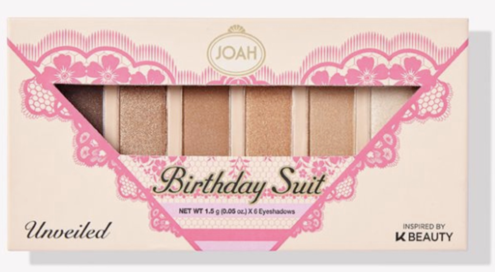 Палитра теней для век Joah Birthday Suit, которую выбираете вы