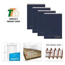 AMPAD Gold Fibre Project Planner, Top-Wire Bound, 8-1/2" x 11-3/4", Project R...