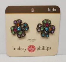 Lindsay Phillips SwitchFlops Snaps "JOSIE STONE" Kids One Size Maltese Cross NEW