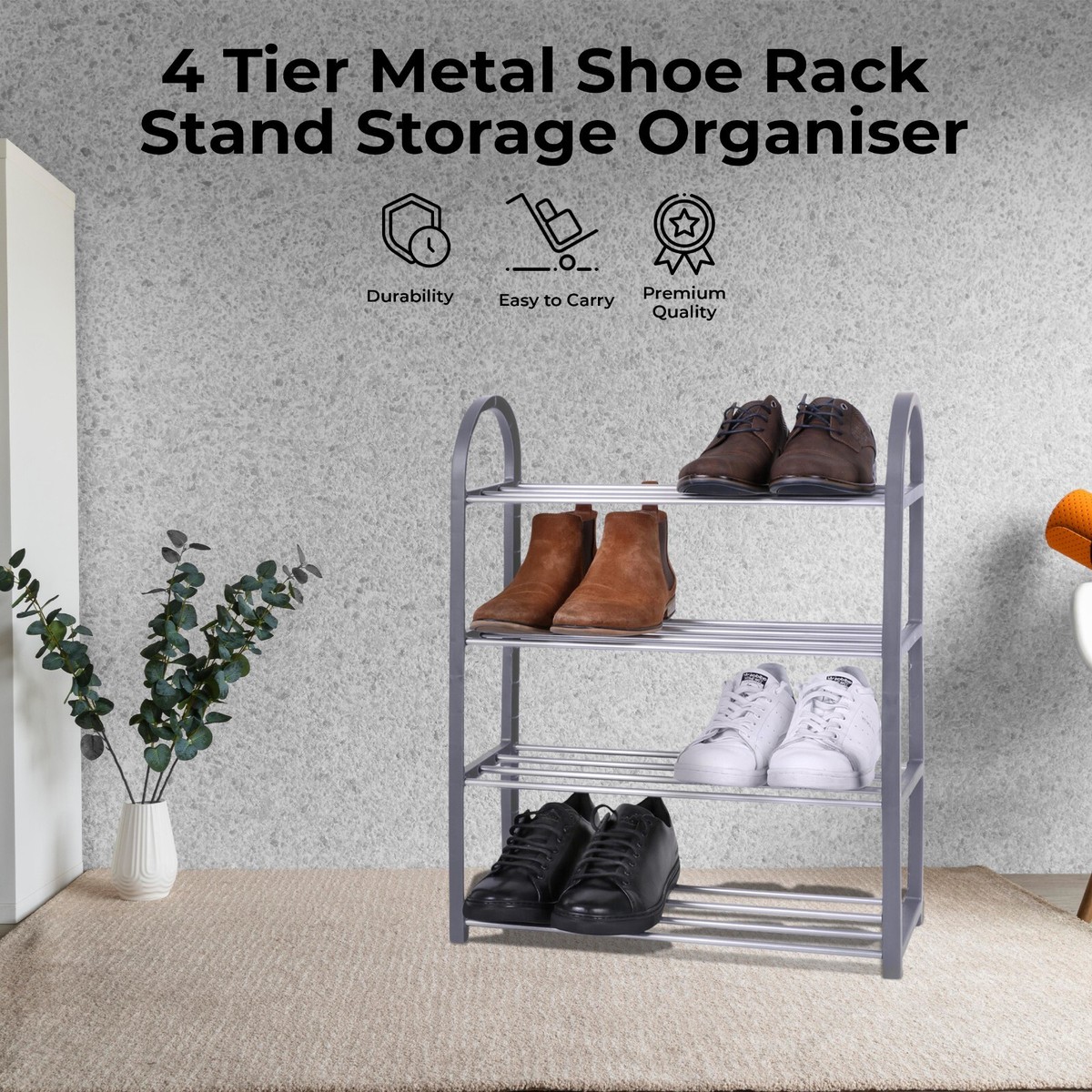 Metal Shoe Tier Shoe Rack Mainstays Steel Mainstays Expandable