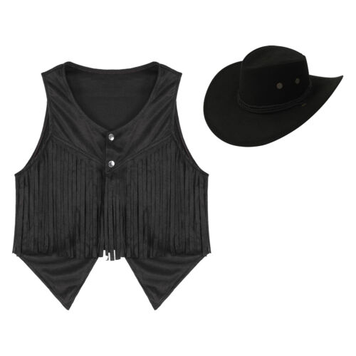 Womens Fringe Vest Hippie Waistcoat Concert Tassel Outfits Coat Vintage Jacket - Picture 55 of 67