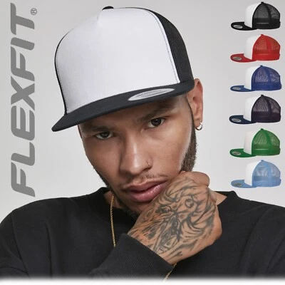 URBAN CLASSICS FLEXFIT CLASSIC TRUCKER CAP ORIGINAL 2TONE BASEBALL SNAPBACK CAP - Bild 1 von 2