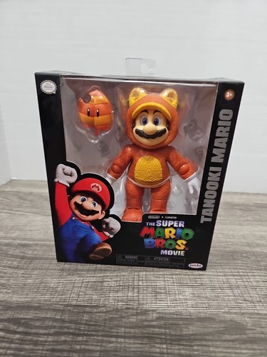 Super Mario Bros Movie TANOOKI MARIO 5” Figure 2023 Jakks Pacific