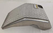 Diamond Plate 23 Gal. LH Straight Fill DEF Tank Cover - P/N A04-27869-012 / 006