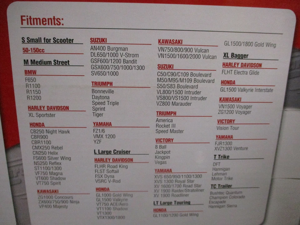 CUBIERTA BICICLETA TOURING HONDA 1100,12001500 1800 GOLD WING DELUXE NEGRA/CARBÓN Foto 3 de 4