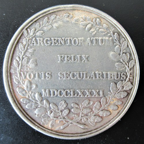 FRANCE-c.1781- CITY OF STRASBOURG TO FRANCE JUBILEE- SILVER -VERY RARE - Picture 2 of 2