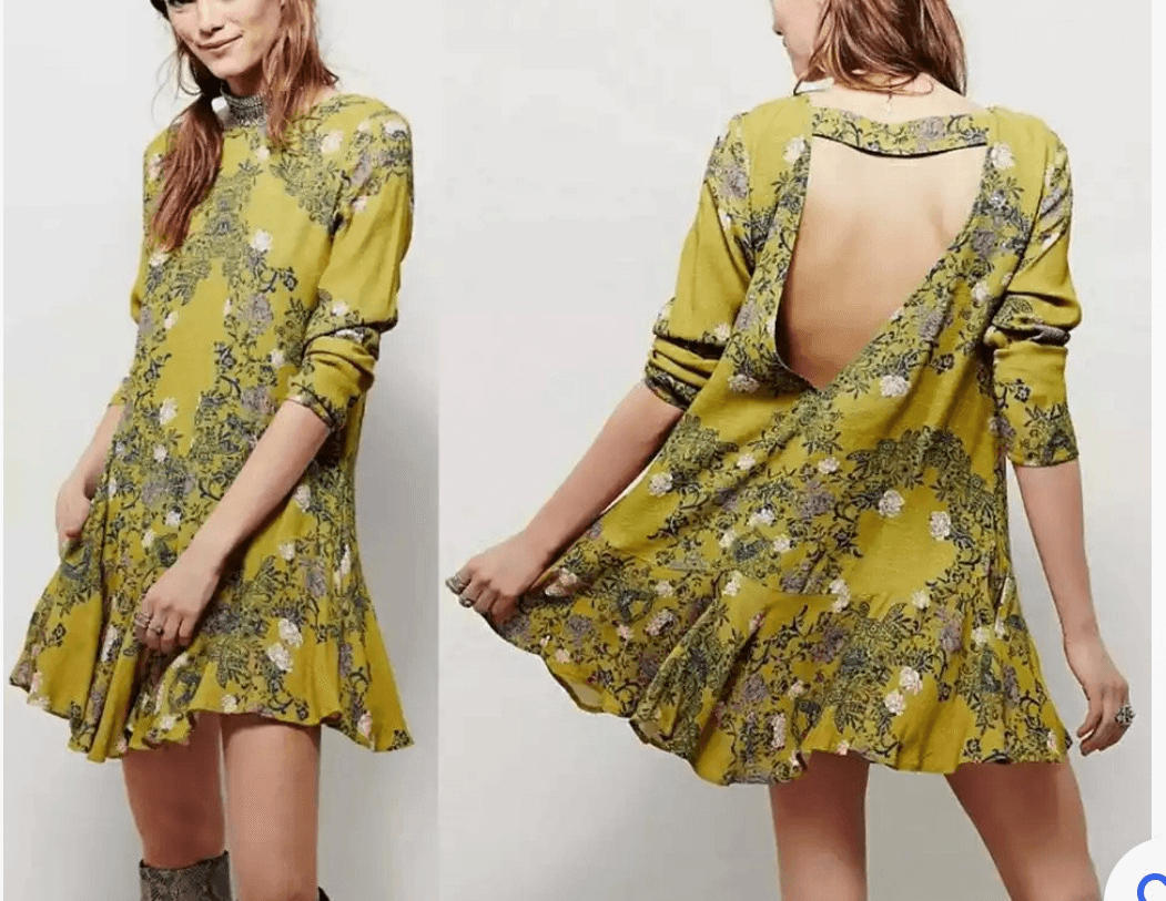slim fit dress slacks Free People Backroads Mini main image 1