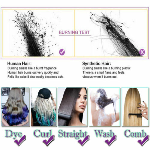 Sew In Hair Extensions Long To 28inch Weave Remy Human Hair Weft 100g Highlight - Picture 9 of 34