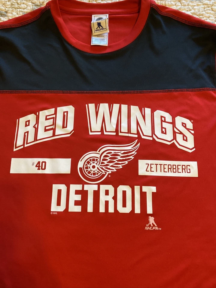 Пуловер Detroit Red Wings НХЛ с длинным рукавом размер Large Zetterberg - Изображение 2 из 4