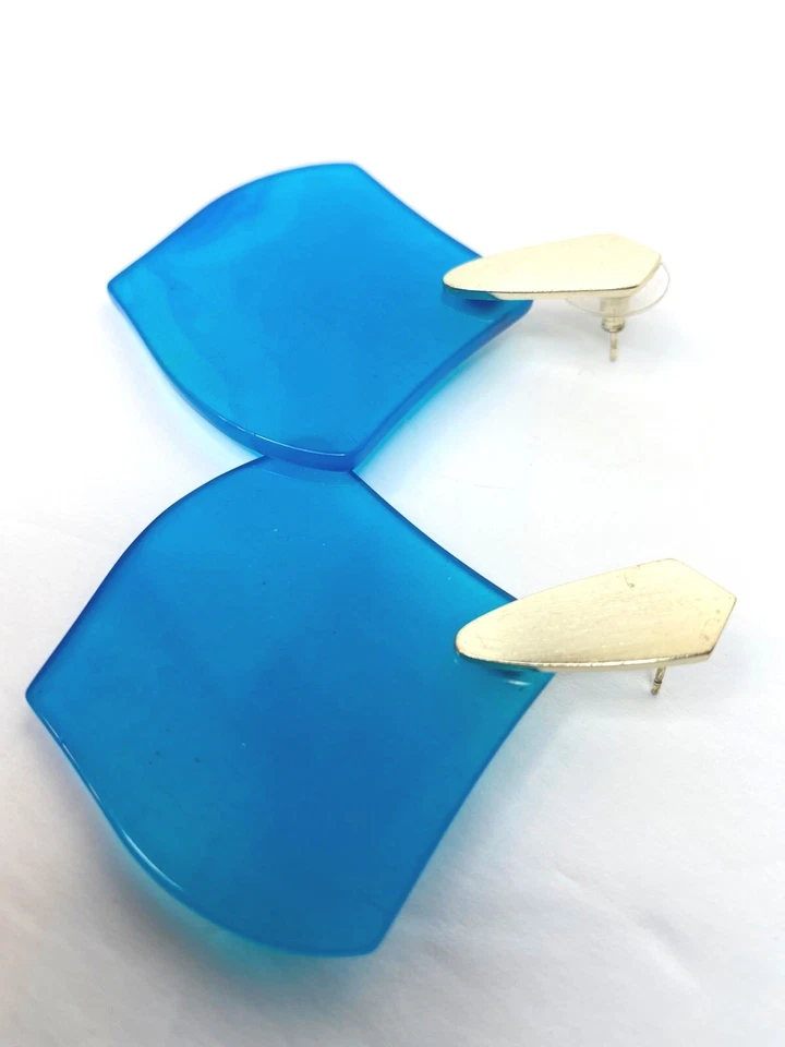 Pendientes Kendra Scott Oro Astoria En Ágata Verde Azulado, Auténticos Foto 4 de 4