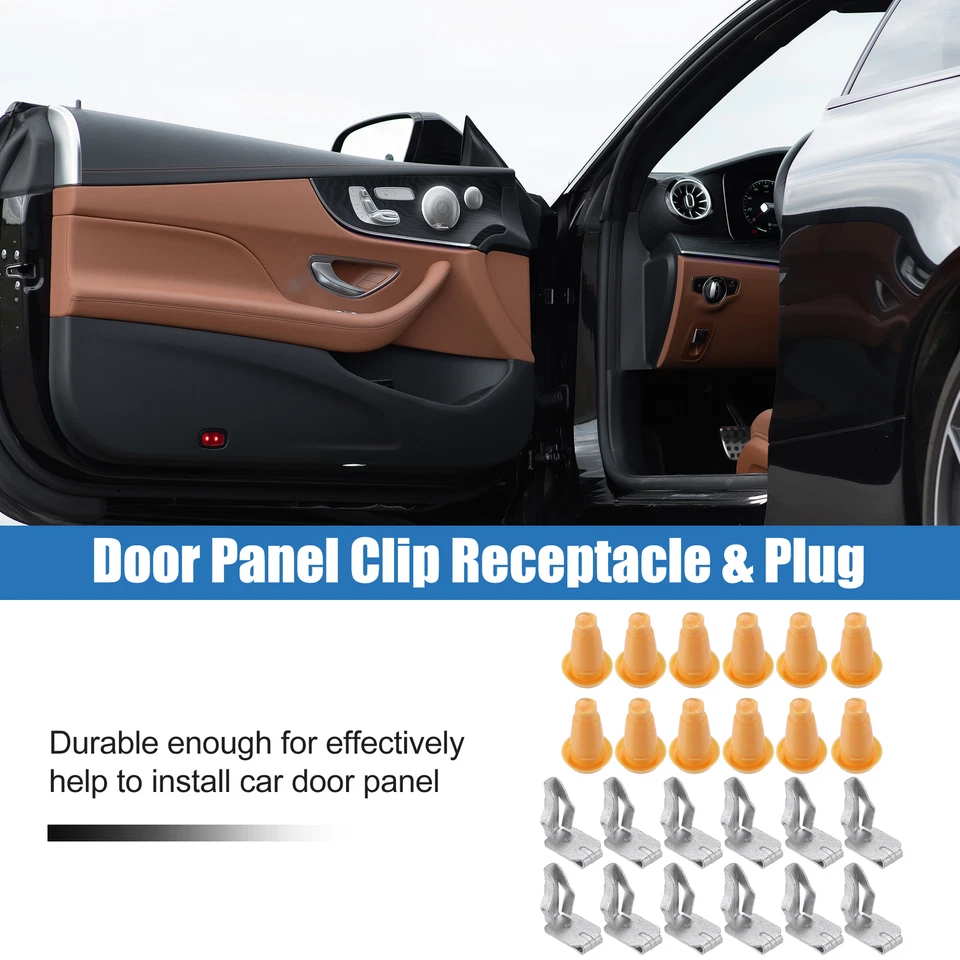 Enchufe de marco de panel de puerta delantera 24 piezas para Chevrolet Camaro 1967-1974 para Buick 1973 Foto 3 de 4