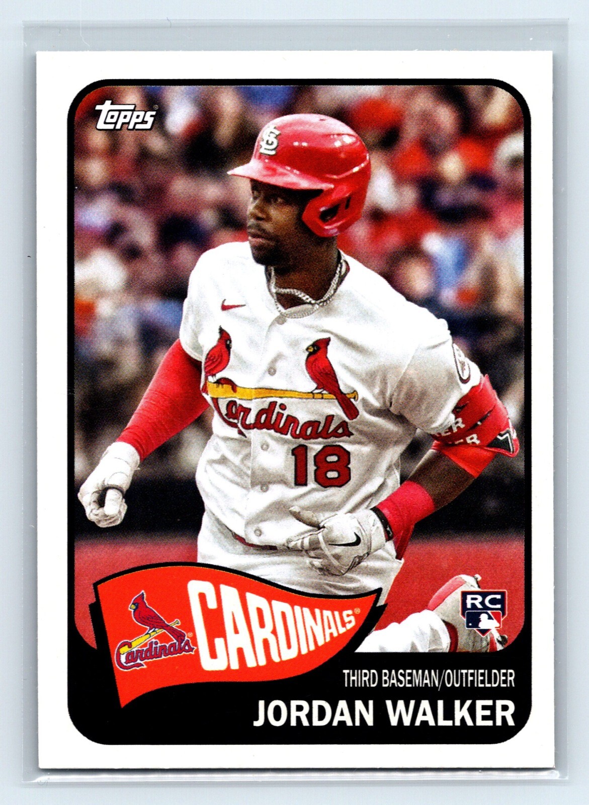 2023 Topps Archives Baseball Base Jordan Walker RC #154 St. Louis Cardinals