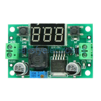 DC zu DC LM2596 Buck Step Down Wandler Modul Spannungsregler LED Voltmeter