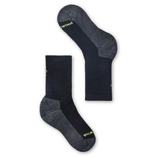Smartwool Hike Full Cushion Kid's Crew Socks, Black, Medium Smartwool Hike Full Cushion Kid's Crew Socks, Black, Medium - Image 1