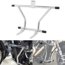 Chrome Engine Guard Crash Bar Fit For Harley Softail Fat Bob 18-24 Deluxe FLDE