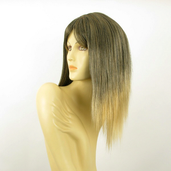 Perruque Mi-longue Femme - Couleur Golden Brown Wick - Synthétique - Taille Large - Neuf