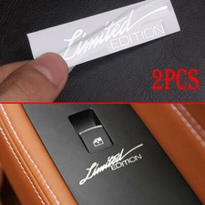 Chrome Limited Edition Logo Emblem Badge 3D Metal Sticker Decal Car Accessories