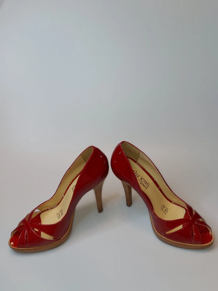 Tacones Cathy Jean Brasil charol rojo talla 7 Foto 3 de 4