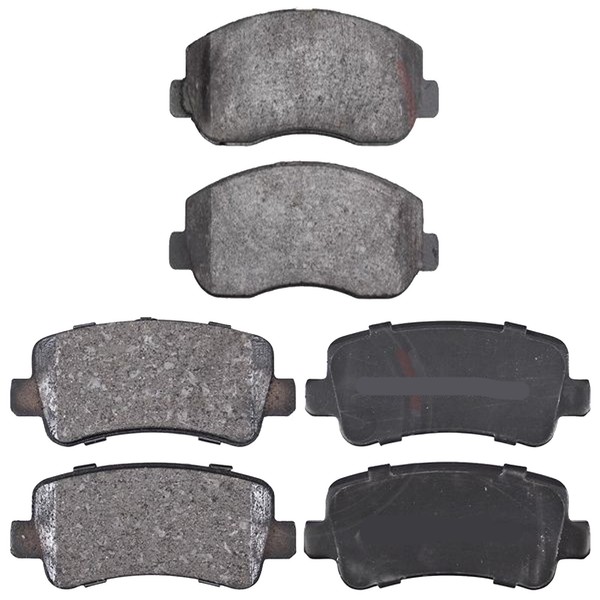 Set BeläGe Schuhe BremsbeläGe Vorne Und Hinten FüR Renault Master III Au-image