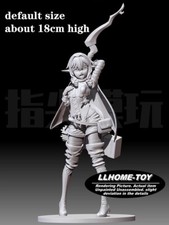 Anime High Elf Archer pretty girl stand Resin 3D Print GK Kit Figure Unpainted