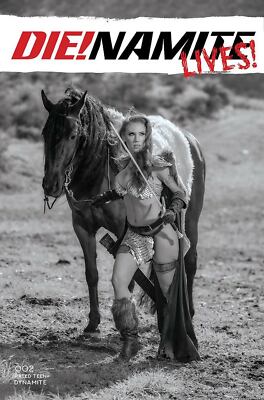 DieNamite Lives #2 1:30 Incentive Gracie The Cosplay Lass Cosplay Photo B&W