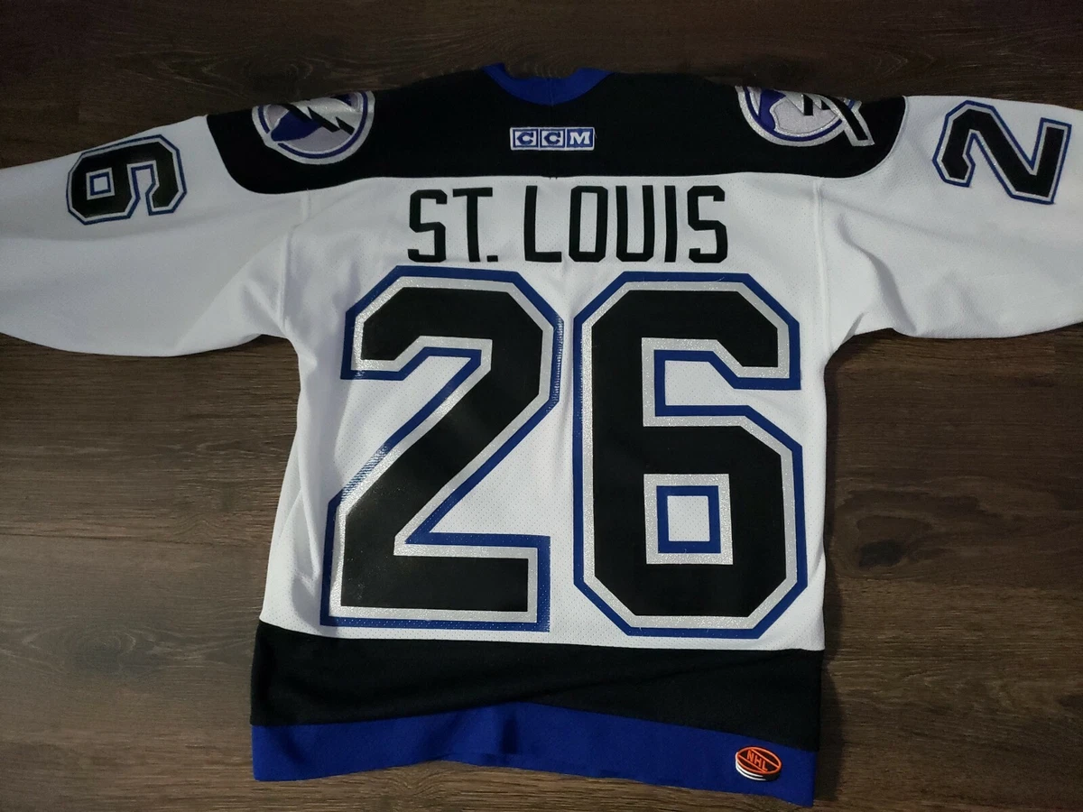 Mitchell & Ness Tampa Bay Lightning Martin St. Louis #26 Vintage Replica  Jersey