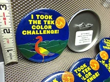 TEKTRONIX PHASER FX button graphics pinback 1990s dpi color laser printer XEROX