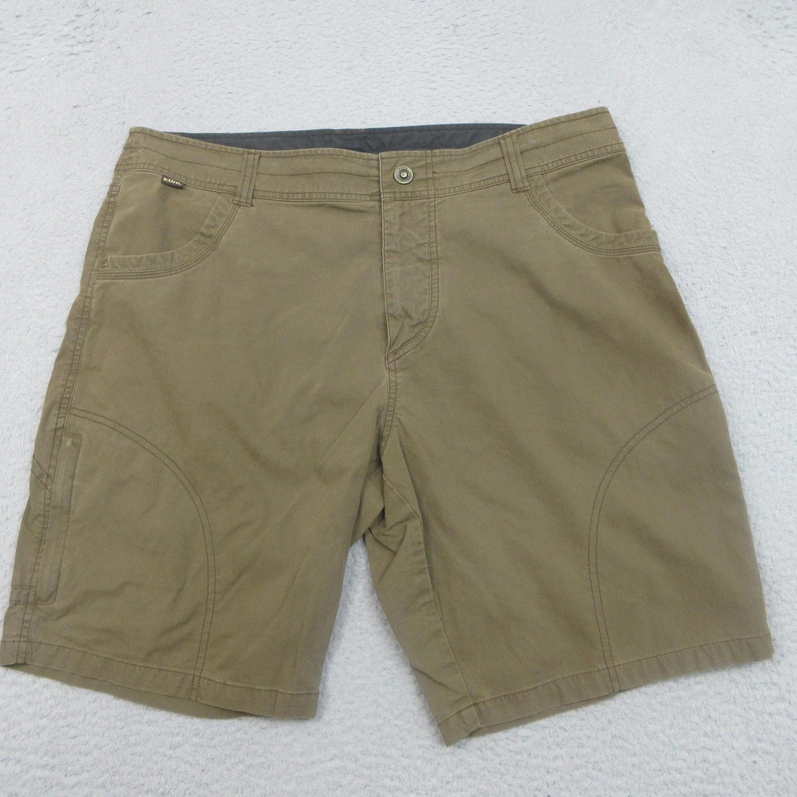 Kuhl Ramblr Cargo Shorts Mens 38 Beige Stretch Canvas Outdoor Hiking 10" Inseam
Opens in a new windo