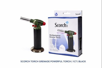 SCORCH TORCH GRENADE POWERFUL TORCH | 1CT | BLACK  | Only $28.99   FREE SHIPPING