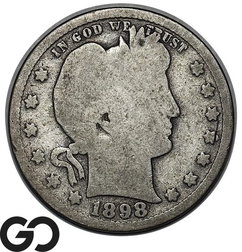 1898-S Barber Quarter