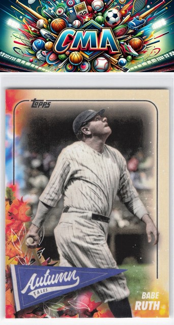 2024 Topps Update #AT-25 Babe Ruth Autumn Tales
