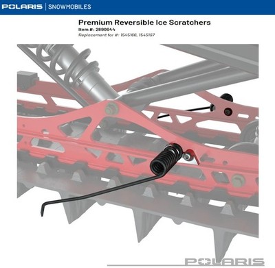 Polaris RMK OEM Premium Reversible Ice Scratchers- 2890644