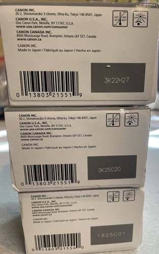 Lot of 3 New Canon PG-245XL & CL-246 Black Color Genuine Ink Cartridge PIXMA OEM - Bild 4 von 8