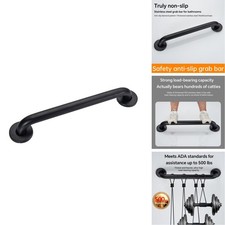 Joyrain 24-inch Bathroom Safety Grab Bar 500lb ADA Certified Matte Black